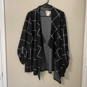 Poppy and bluebird blazer